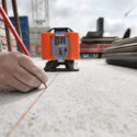 Nedo Linus1 HV Rotational Laser construction site w pencil line